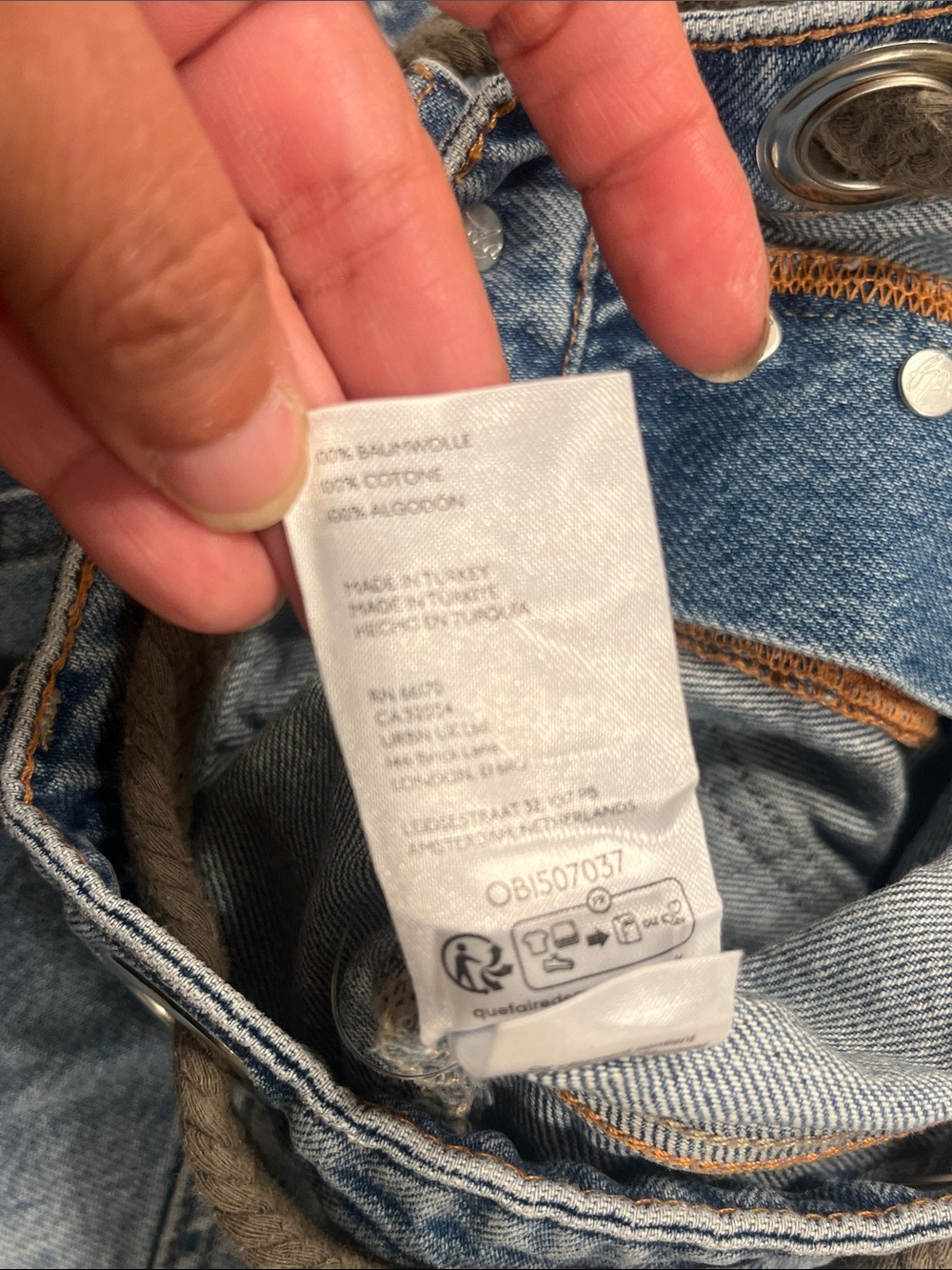 We The Free Moxie Pull-On Barrel Jeans, size 25 - Picture 12 of 14